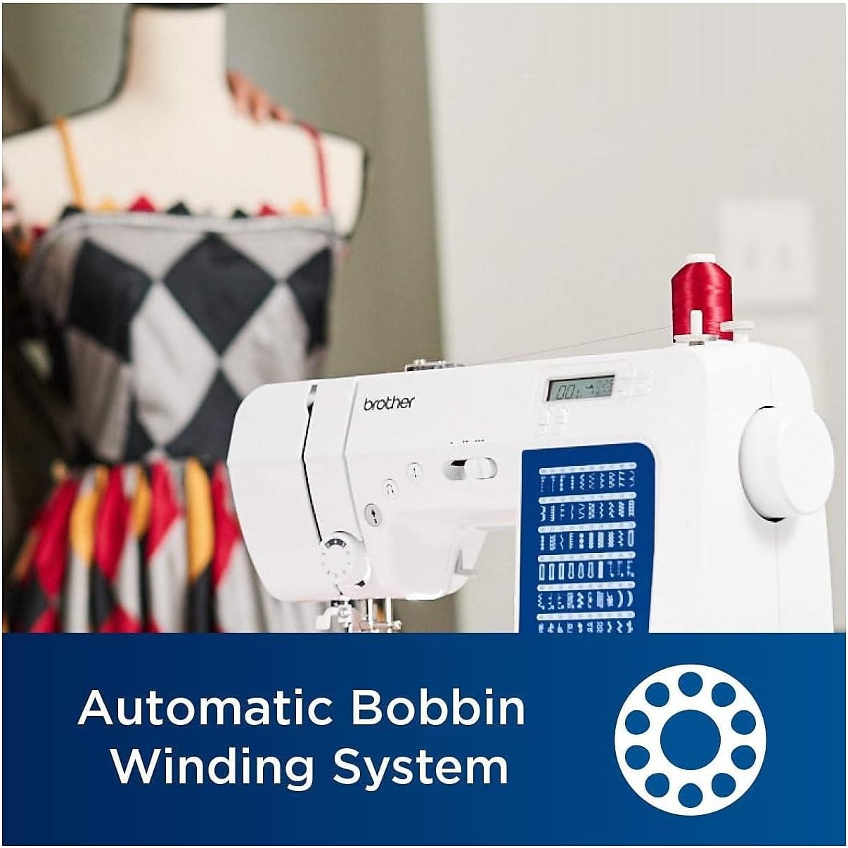 Brother CS7000X Computerized Sewing and Quilting Machine, 70 Built-in Stitches, LCD Display, Wide Table, 10 Included Feet wourant