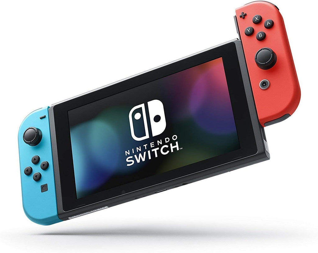 Nintendo Switch Neon Red and Neon Blue Joy-Con (Renewed) jumpsub