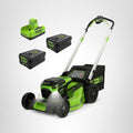 Greenworks 60V 17" Brushless Cordless Push Lawn Mower 2-in-1 Mulching/Bagging 4.0Ah Battery wourant