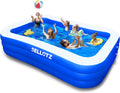 Inflatable Pool for Kids and Adults, 120" X 72" X 22" Oversized Thickened Family Swimming Pool for Toddlers, Outdoor, Garden, Backyard, Summer Water Party wourant