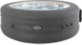 INTEX 28483E SimpleSpa Inflatable Hot Tub 4 Person Bubble Massage Spa Includes Insulated Cover wourant