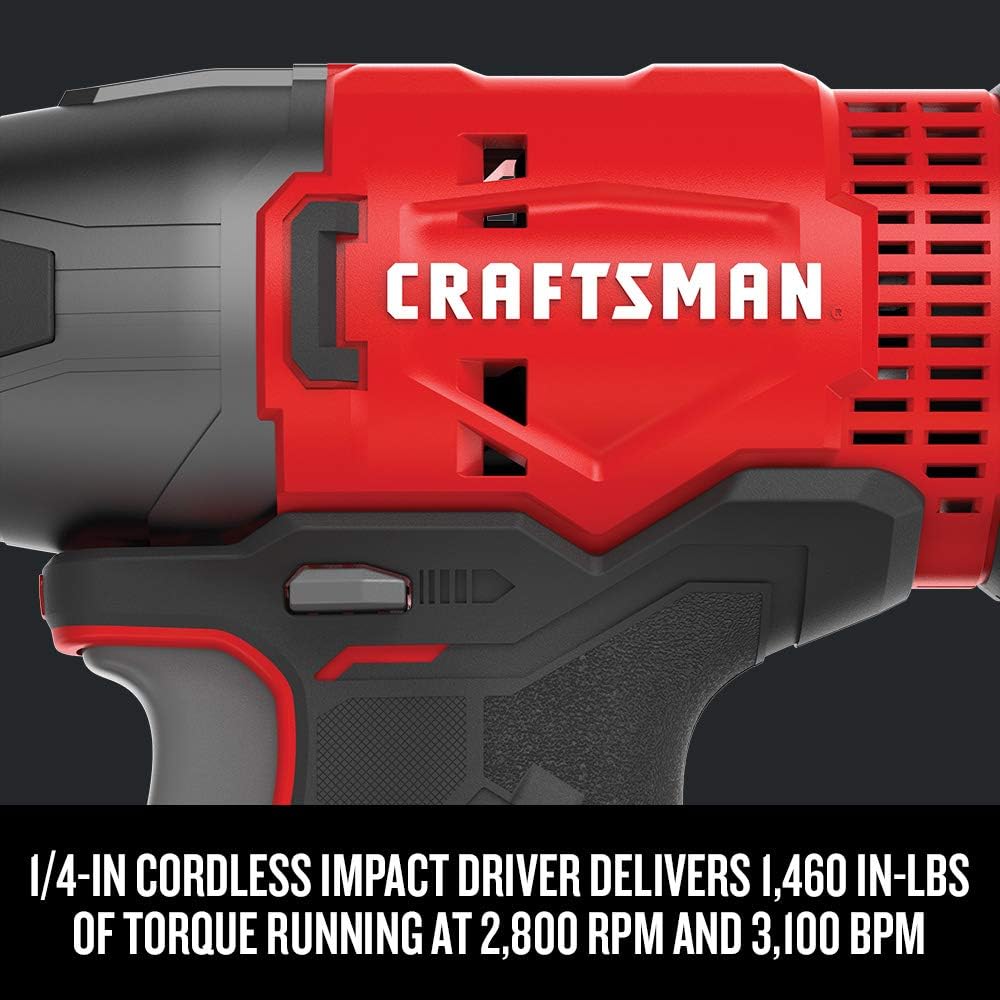 V20 MAX Cordless Drill and Impact Driver, Power Tool Combo Kit with 2 Batteries and Charger (CMCK200C2AM) wourant