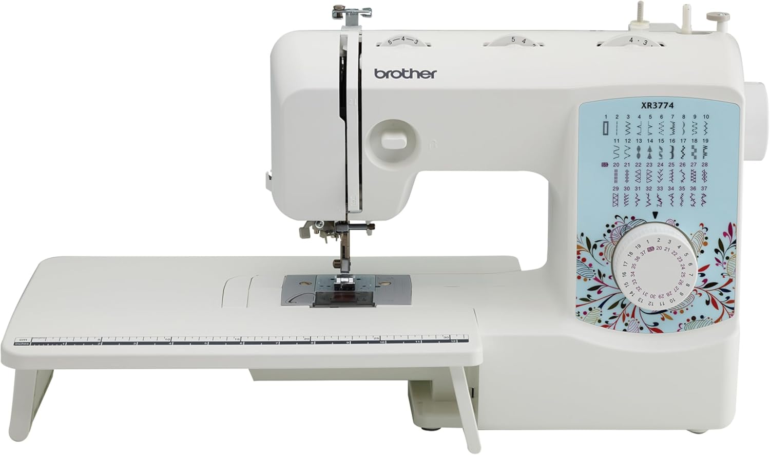 Brother Sewing and Quilting Machine, XR3774, 37 Built-in Stitches, Wide Table, 8 Included Sewing Feet wourant