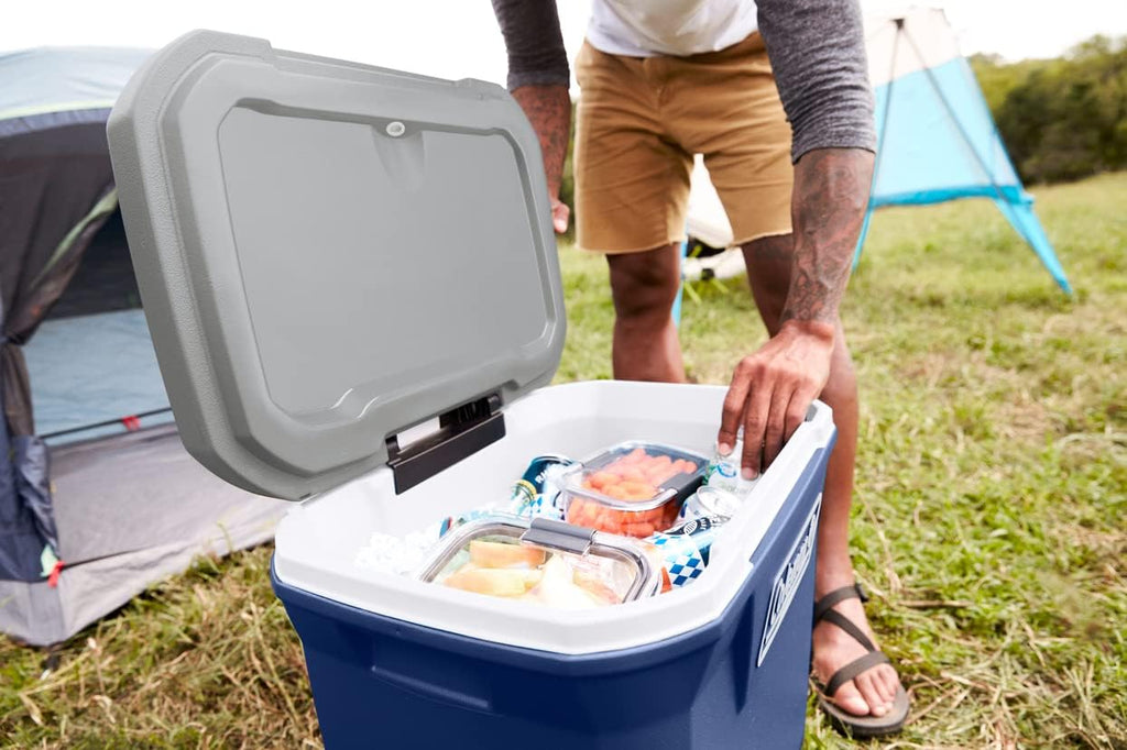 Coleman Classic Series Insulated Portable Wheeled Cooler, Leak-Resistant Outdoor Hard Cooler Keeps Ice up to 5 Days, 100-Quart wourant