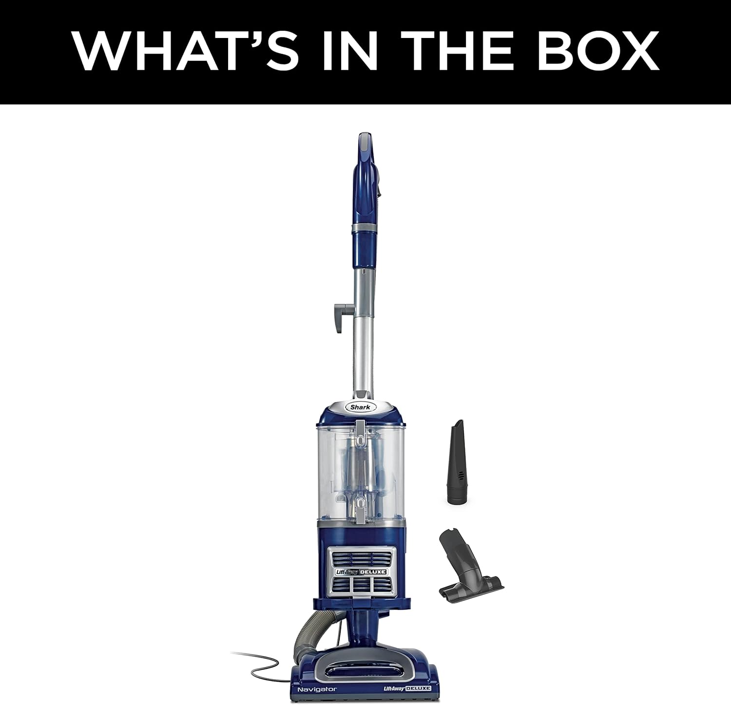 Upright Vacuum Navigator Lift-Away Deluxe with Large Dust Cup Capacity HEPA Filter Swivel Steering Upholstery Tool & Crevice Tool wourant