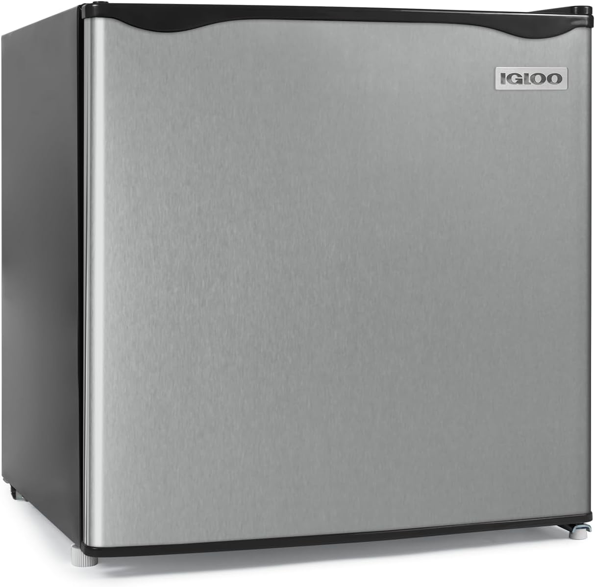 Igloo 3.2 Cu.Ft. Mini Fridge with Freezer - Single Door Compact Refrigerator with Glass Shelves for Homes