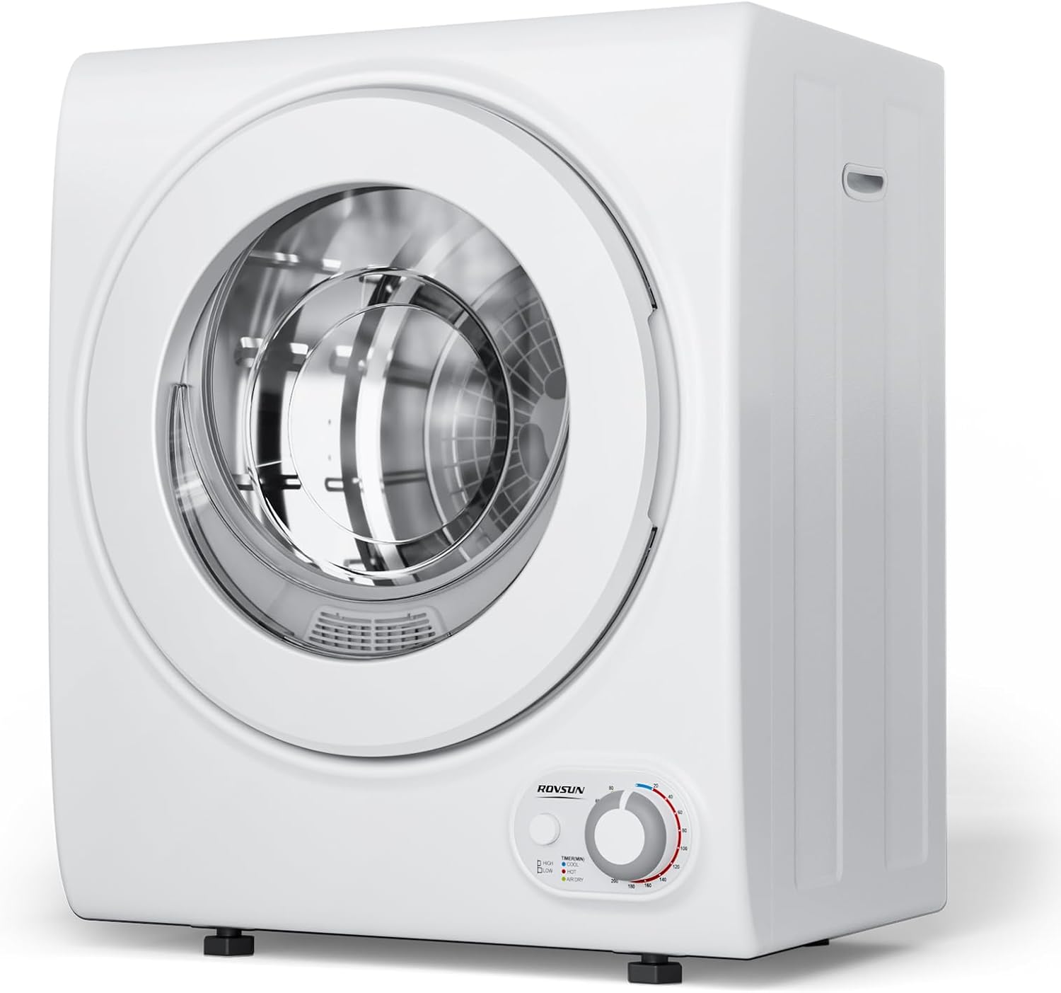 ROVSUN 110V Portable Clothes Dryer, High End Laundry Front Load Tumble Dryer Machine wourant