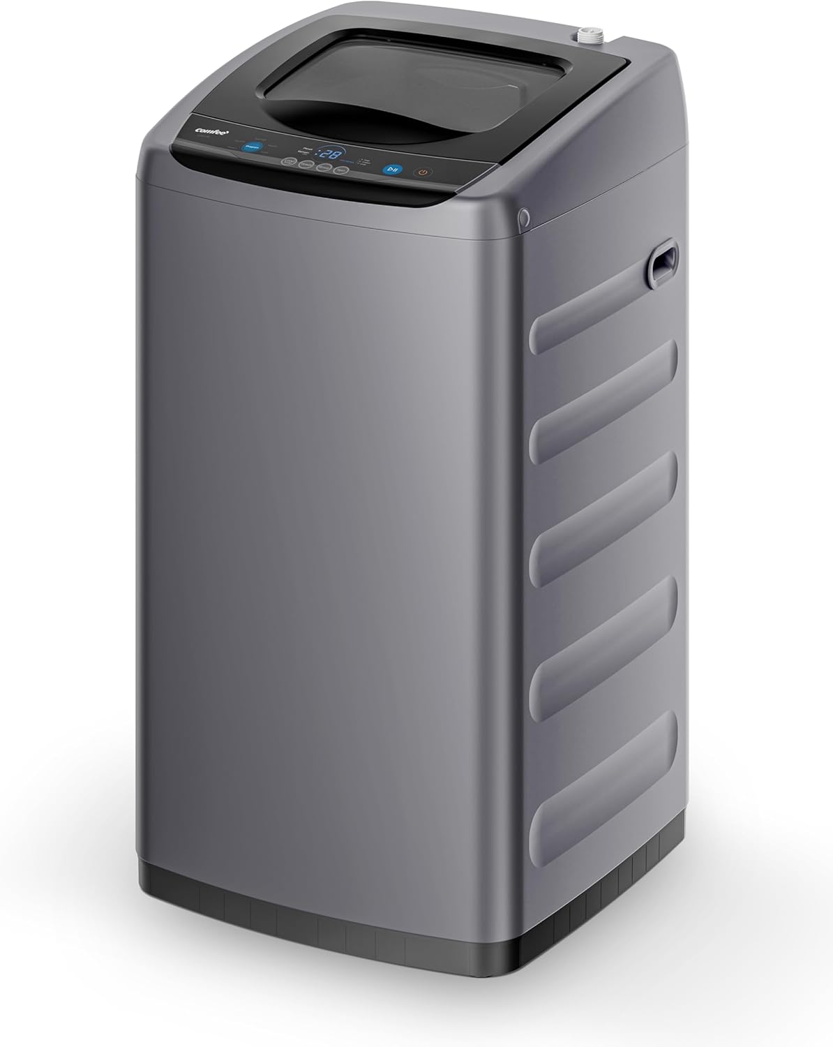 Comfee Portable Washing Machine 0.9 Cubic Feet Compact Washing Machine with LED Display 2 Built-in Drums Space Saving Fully Automatic Washing Machine wourant