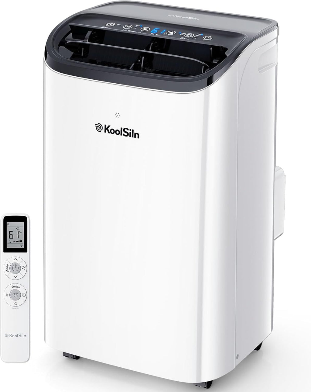 14,000 BTU Portable Air Conditioner Cools Up to 700 Sq.Ft, Auto-Evaporation Low Noise Portable AC Unit with Remote Control Fits for Large Room, Office, Garage,White wourant