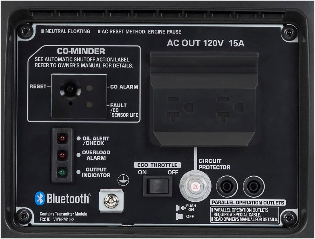 Honda 664240 EU2200i 2200 Watt Portable Inverter Generator with Co-Minder wourant