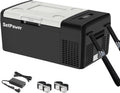 12V Refrigerator 21 Quart Portable Freezer 50 Hours Keep Cool,Electric Cooler for Vehicles Car Refrigerator 12V Portable Fridge for Car Camping Truck Van RV SUV Road Trip Travel RF20 wourant