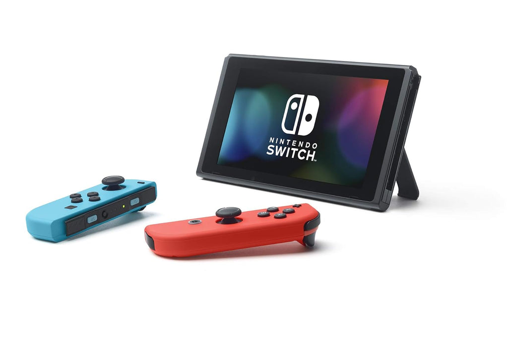 Nintendo Switch with Neon Blue and Neon Red Joy-Con - Handheld Gaming Console jumpsub