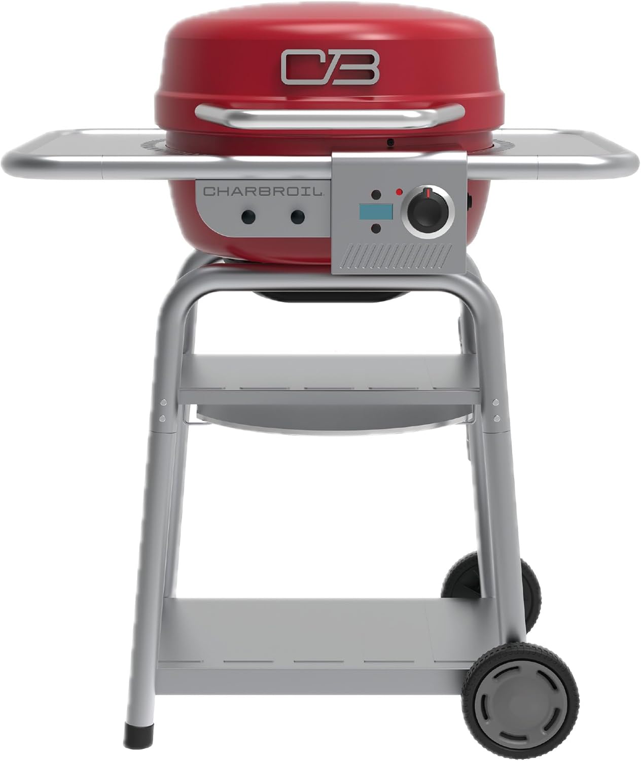 Charbroil 3-in-1 Dual Fuel Outdoor Bistro Pro Electric Grill & Griddle + Charcoal Mode BBQ wourant