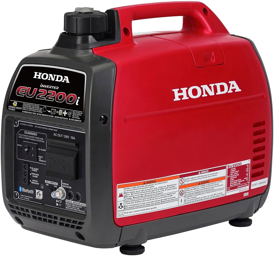 Honda 664240 EU2200i 2200 Watt Portable Inverter Generator with Co-Minder wourant