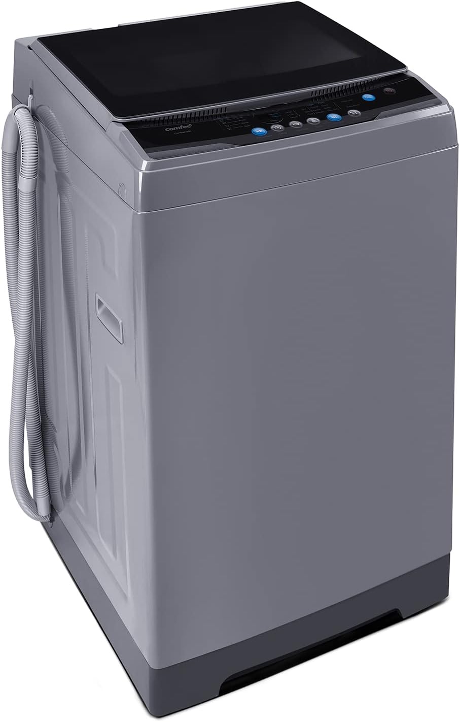 Comfee Portable Washing Machine 0.9 Cubic Feet Compact Washing Machine with LED Display 2 Built-in Drums Space Saving Fully Automatic Washing Machine wourant