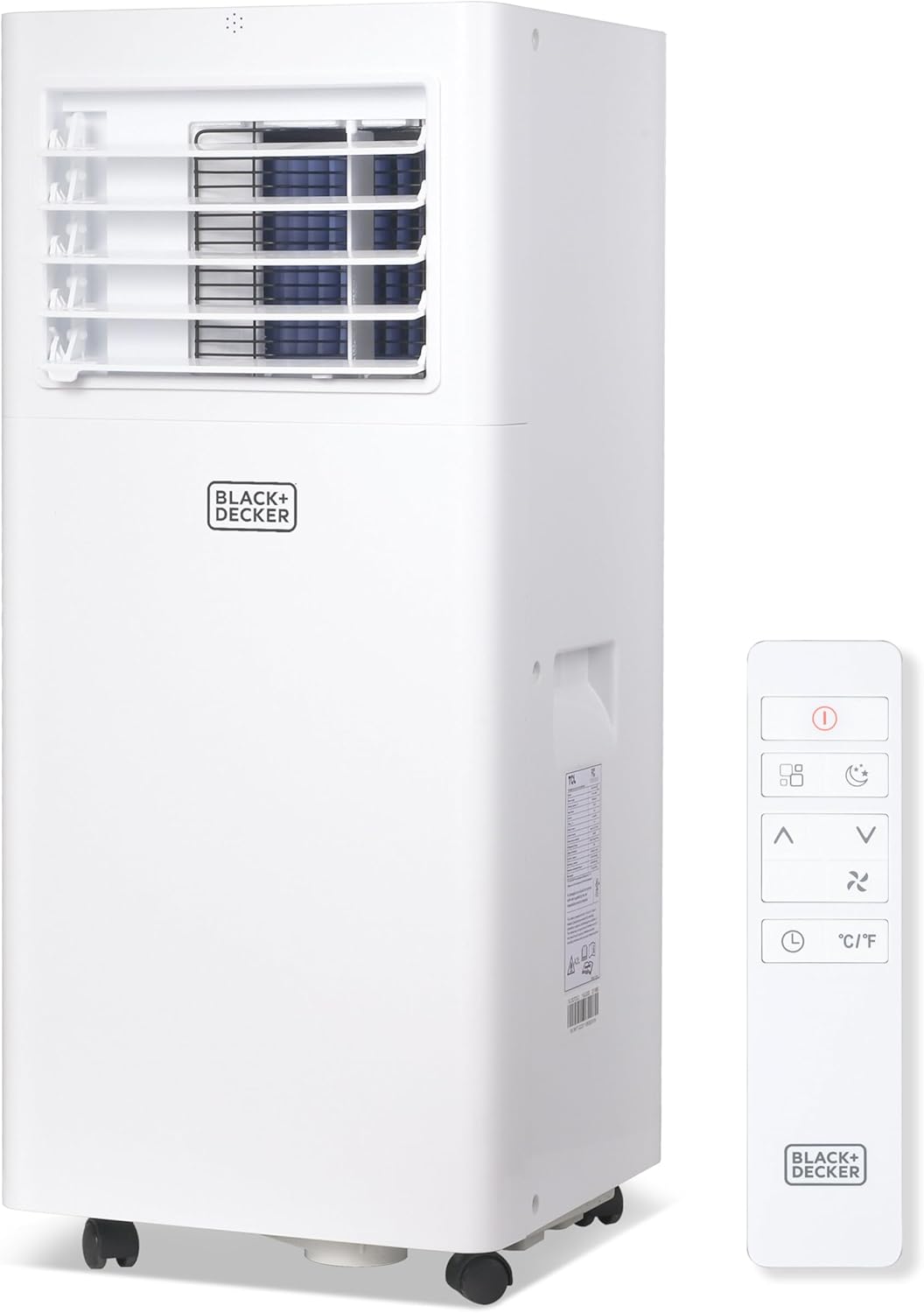 BLACK+DECKER 10,000 BTU Portable Air Conditioner for Rooms up to 450 Sq. with Remote Control, White wourant