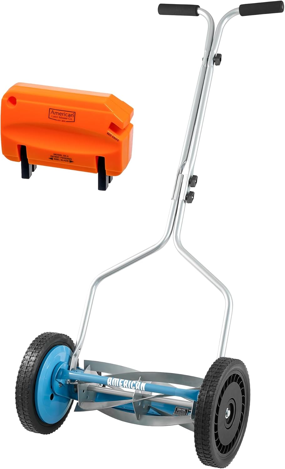 American Lawn Mower Company 1204-14 14-Inch 4-Blade Push Reel Lawn Mower, Red wourant