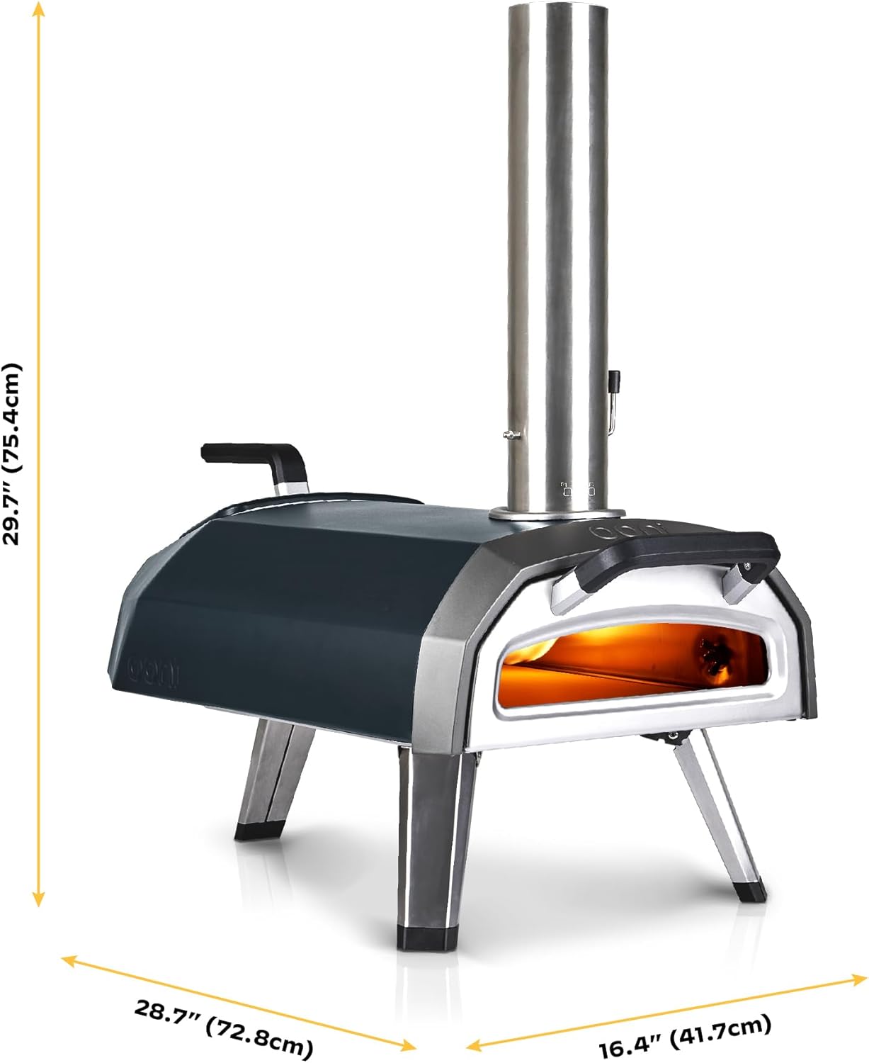 Ooni Karu 2 Multi-Fuel Outdoor Pizza Oven - Wood and Gas Outdoor Pizza Oven with Pizza Stone wourant