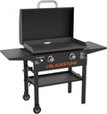 Blackstone 1883 Original 28 Griddle with Integrated Protective Hood Counter Height Side Shelves wourant