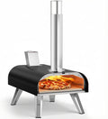 BIG HORN OUTDOORS 12" Multi-Fuel Pizza Oven, Portable Outdoor Pizza Oven, Wood Fired wourant