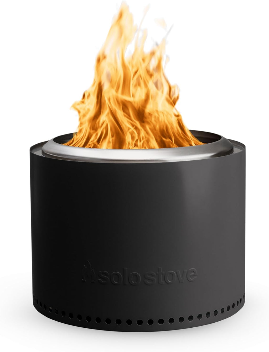 Solo Stove Bonfire 2.0 with Stand, 19.5 Inch Smokeless Fire Pit with Removable Ash Pan - Portable Outdoor Fire Pit - Stainless Steel Wood Burning Fireplace, Ideal for 4-6 People, 21.75 lbs wourant