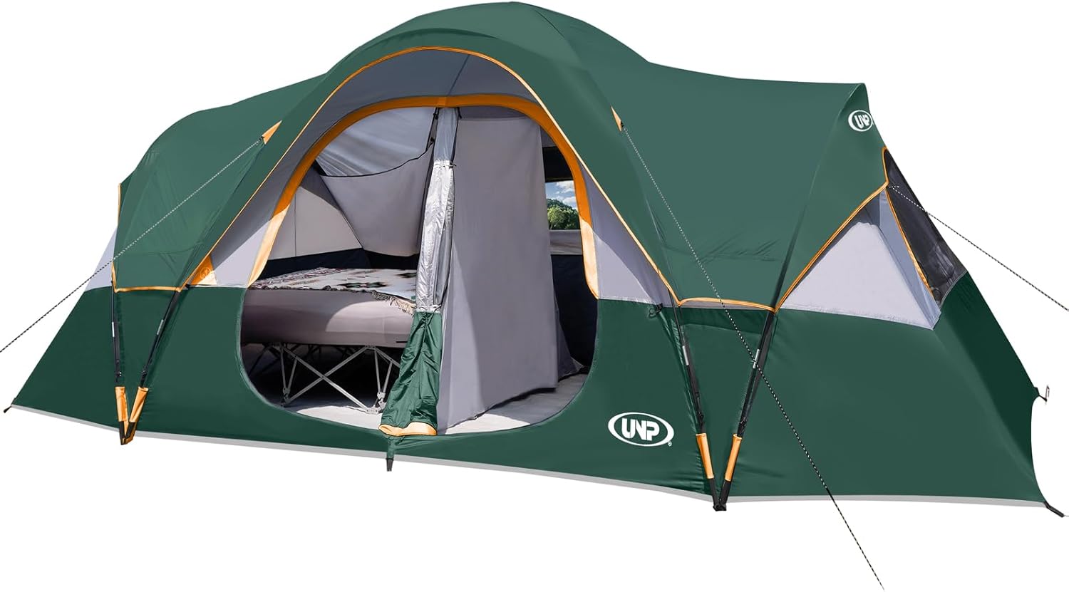 UNP Camping Tent 10-Person-Family Tents, Parties, Music Festival Tent, Big, Easy Up wourant