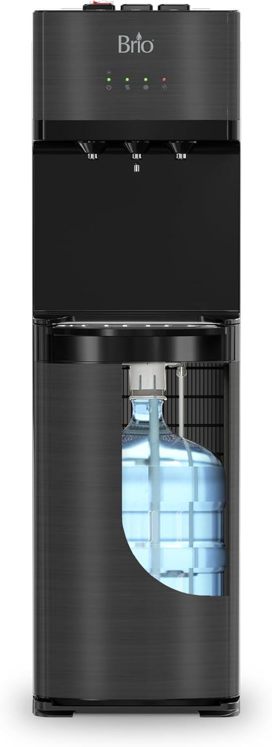 Brio Self Cleaning Bottom Loading Water Cooler Water Dispenser Hot, Room & Cold Water wourant