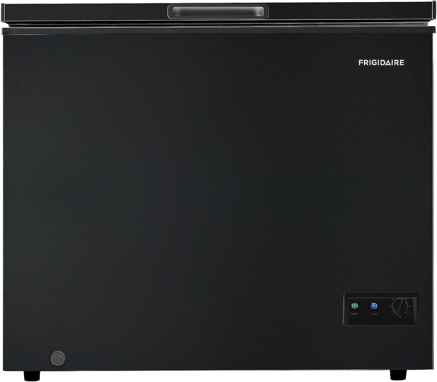 FRIGIDAIRE EFRF5003-BLACK Chest Deep Freezer-Garage-Ready, 5.0 Cu.
