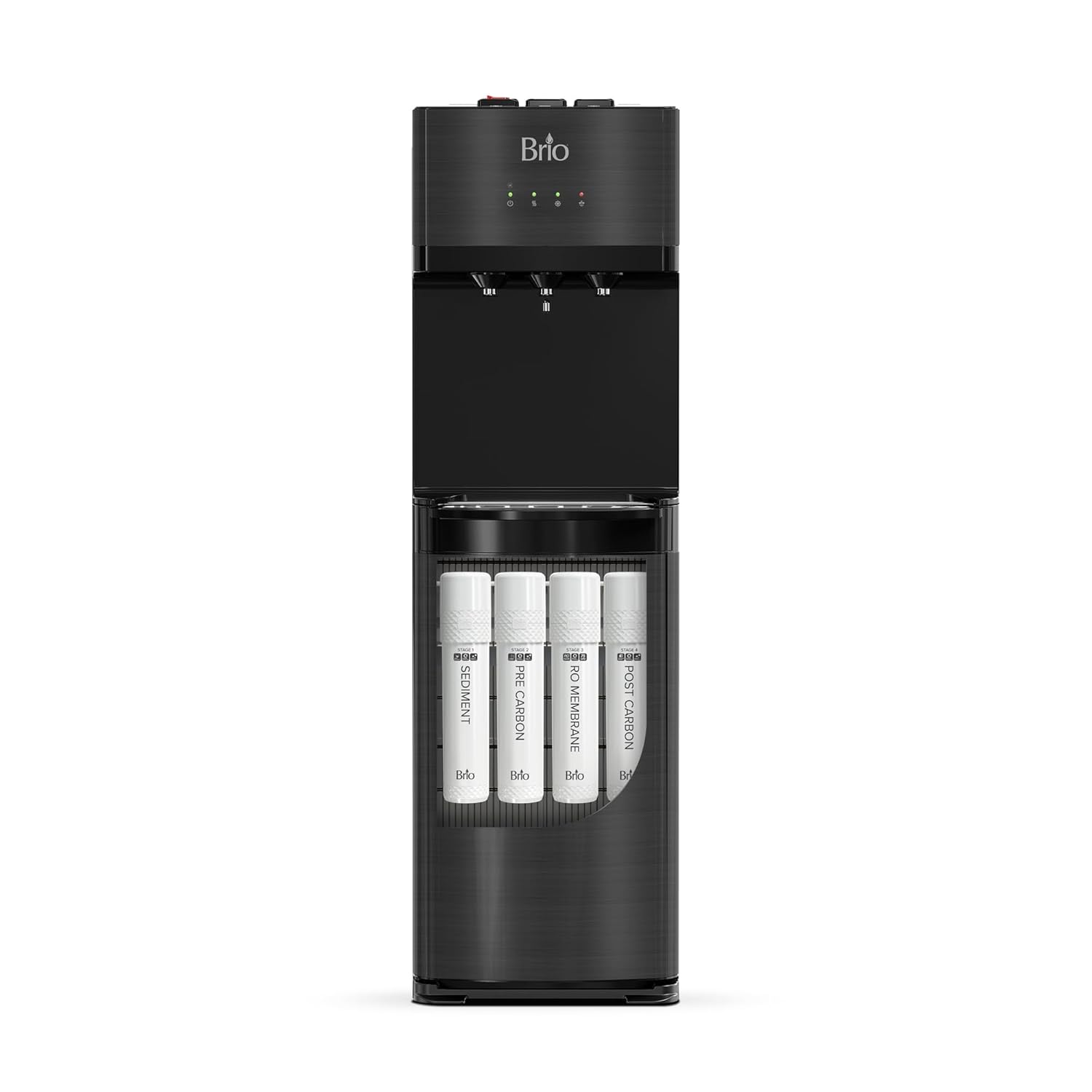 Brio Self-Cleaning Bottleless Water Dispenser, UL Listed, Stainless Steel Drinking Water Filter wourant