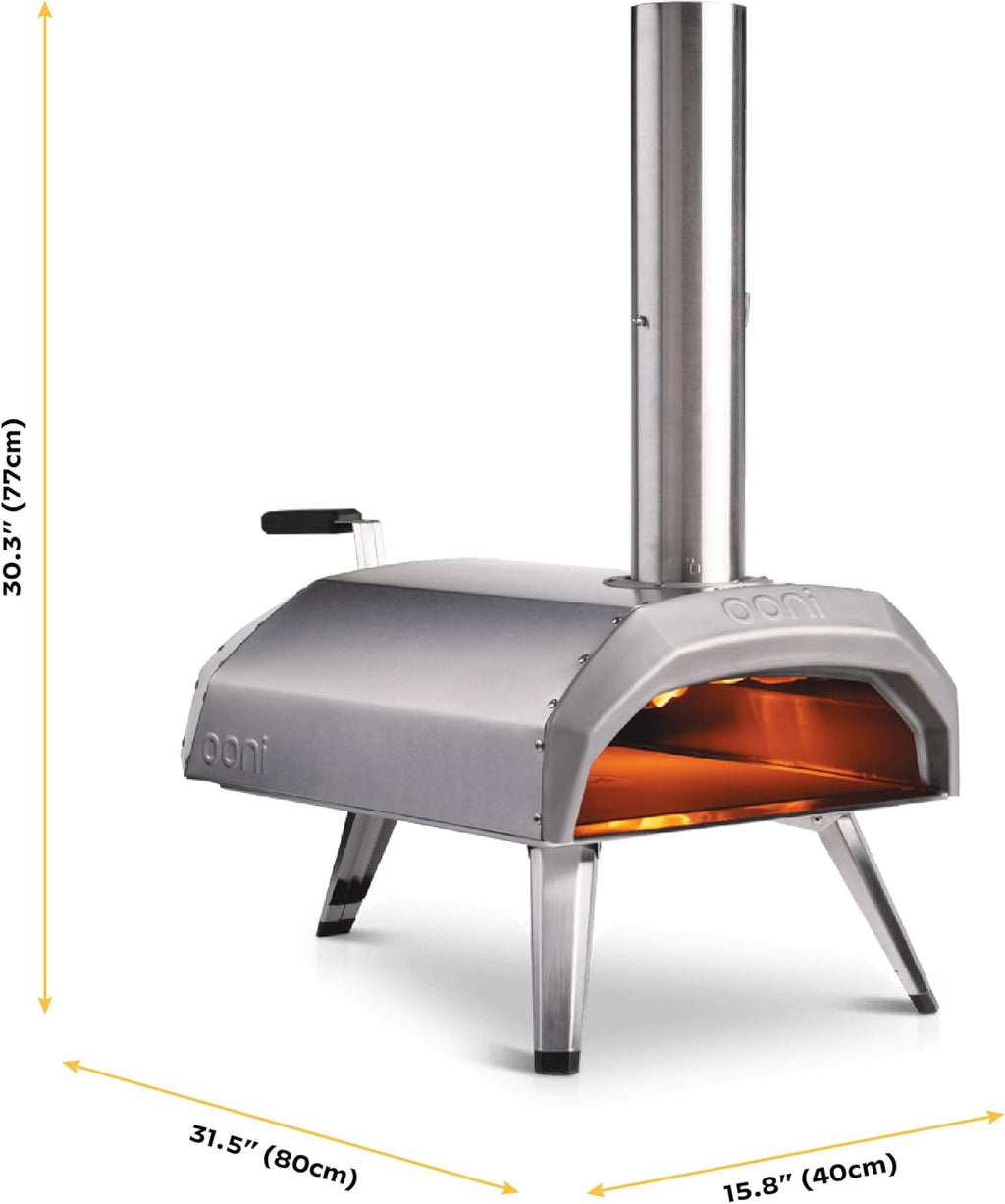 Ooni Karu 12 Multi-Fuel Outdoor Pizza Oven 12 Inch Pizzas in 60 Seconds Portable Wood wourant