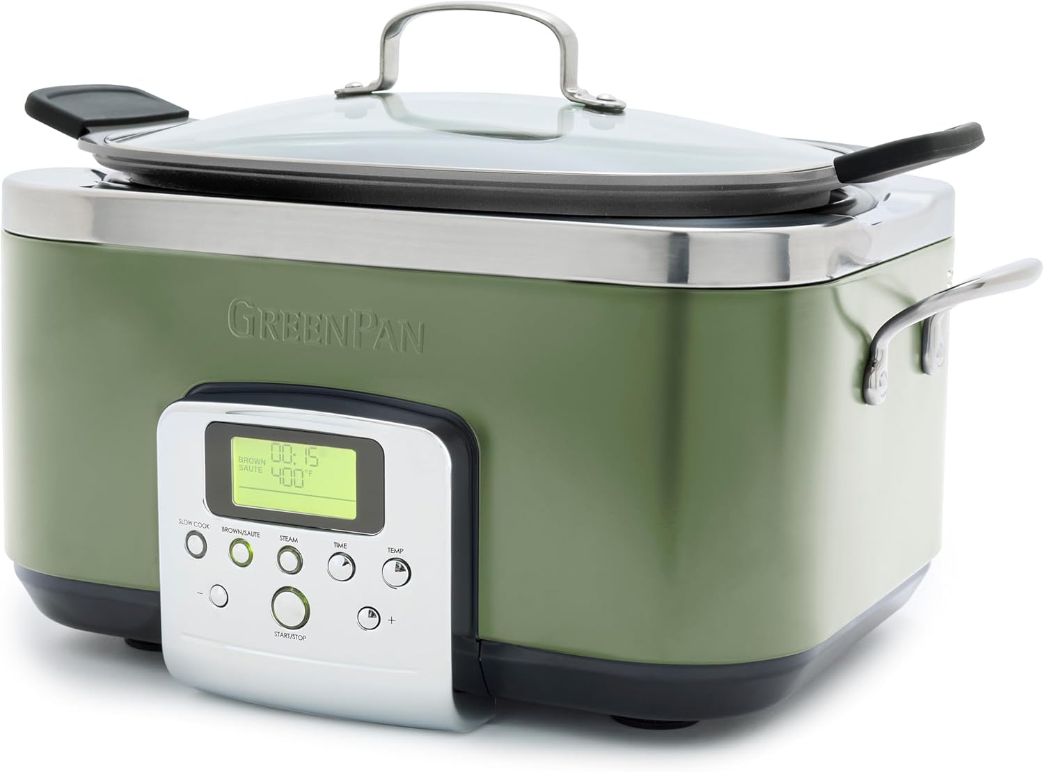 8-in-1 Programmable 6QT Electric Slow Cooker with Dishwasher-Safe Lid and Removable Base wourant
