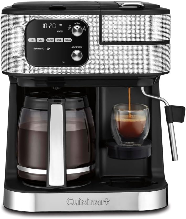 Cuisinart Coffee Center Barista Bar 4-in-1 Coffee Maker, Single-Serve Pods Compatible, Coffeemaker, Three Brewing Sizes, SS-4N1NAS, Black woonhhop