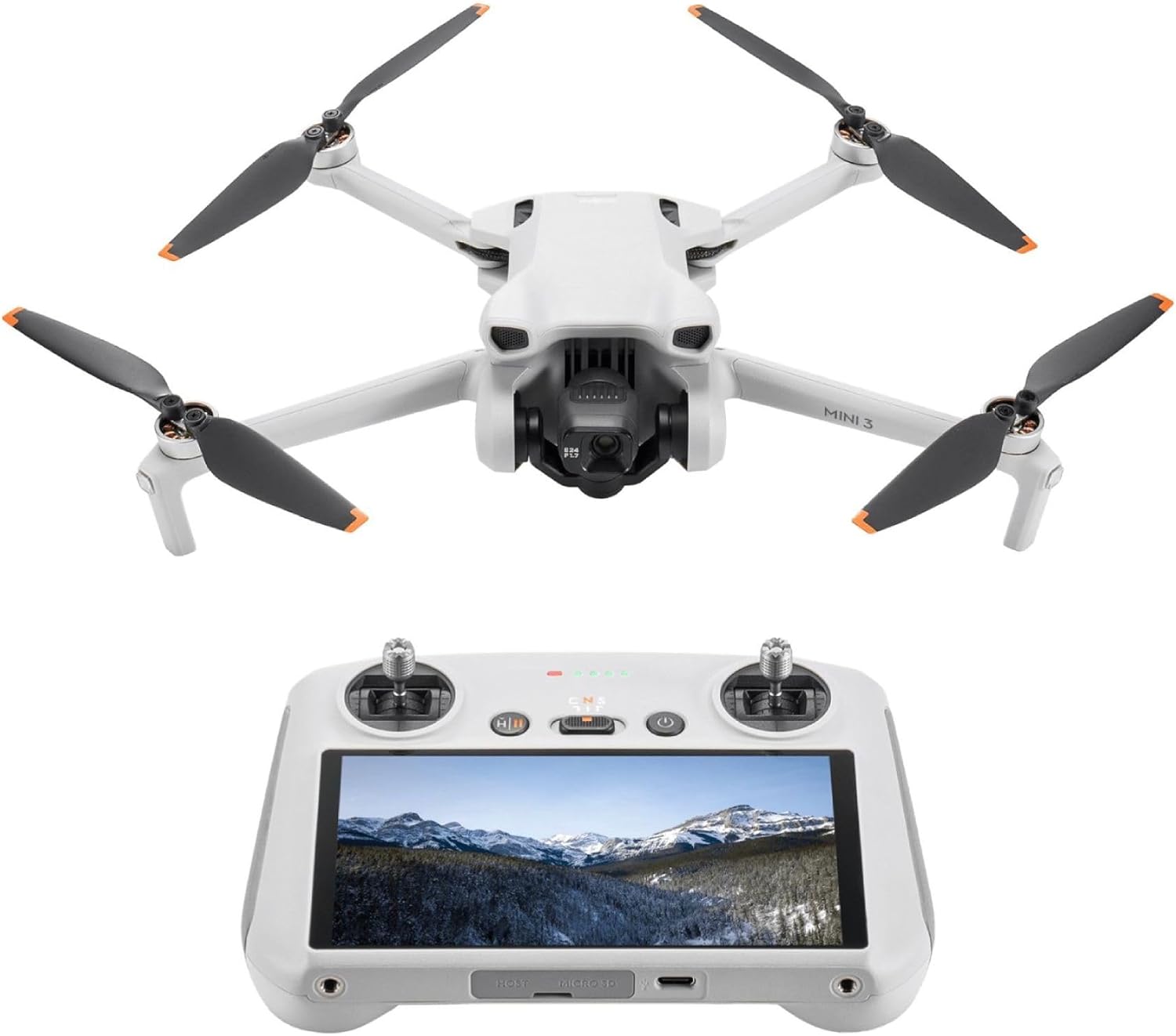 DJI Mini 3, Drones with Camera for Adults 4K, 38-min Flight Time, up to 32800ft (10km) Video Transmission, True Vertical Shooting, GPS Auto Return Integrated, Mini Drone with Camera for Beginners wourant