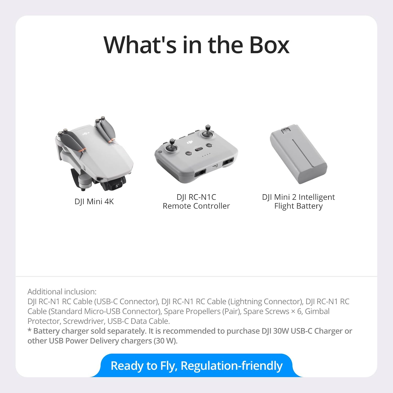 DJI Mini 4K, Drone with 4K UHD Camera for Adults, Under 249 g, 3-Axis Gimbal Stabilization, 10km Video Transmission, Auto Return, Wind Resistance, 1 Battery for 31-Min Max Flight Time, Intelligent Flight wourant