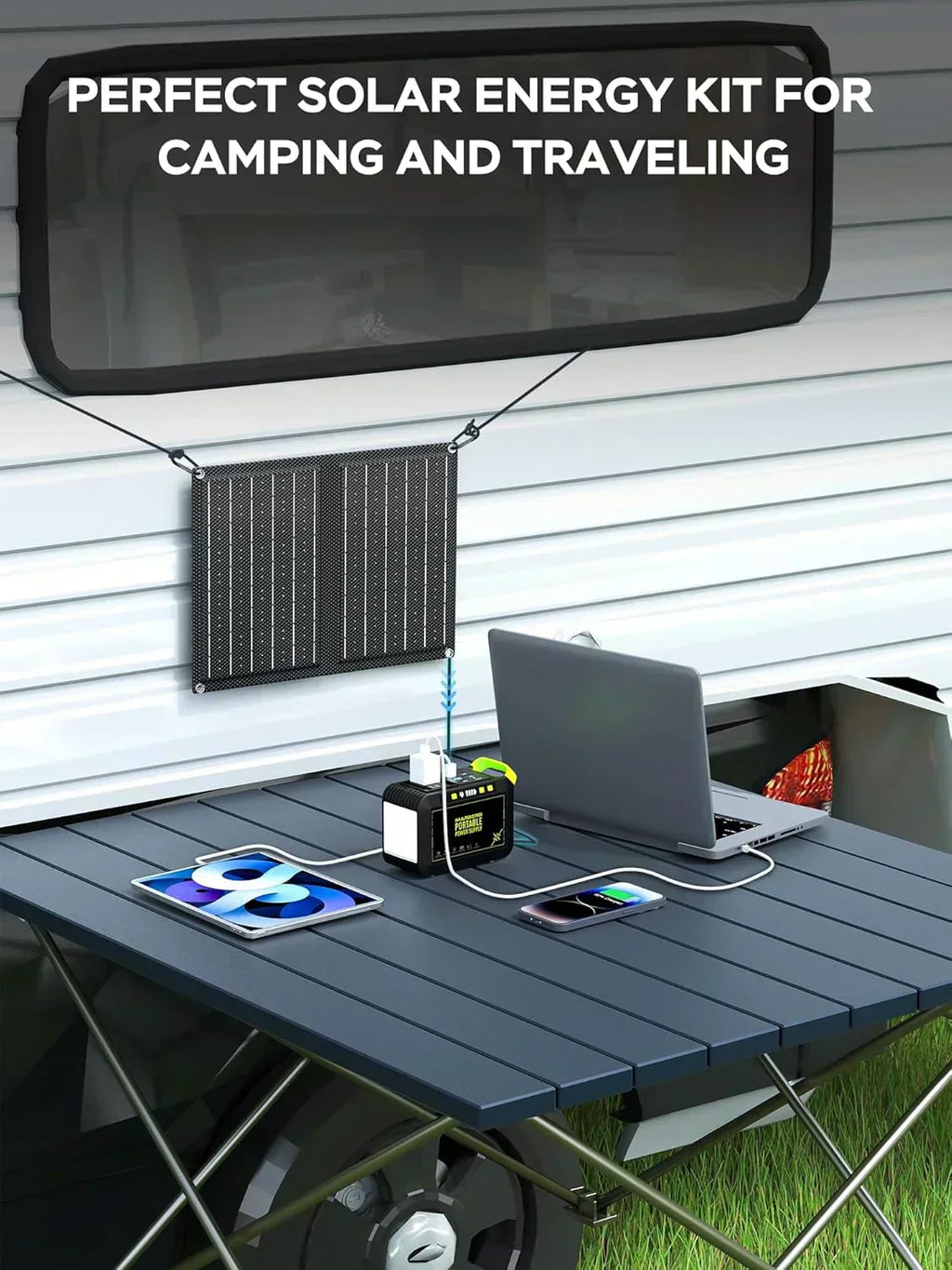 Portable Power Station 88Wh Camping Lithium Battery Solar Generator Fast Charging Power Bank wourant