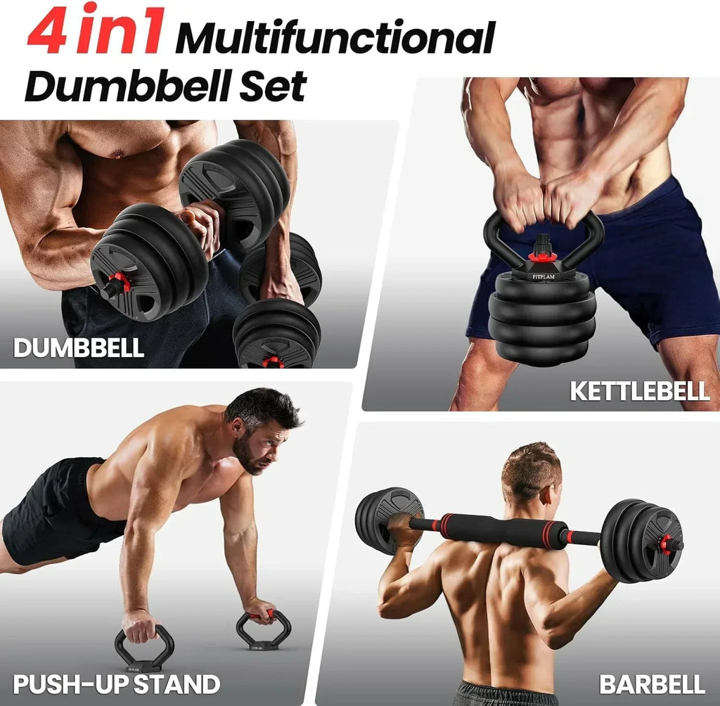 Adjustable dumbbell kit with upgraded nuts Barbell push-up stand push-up stand wourant