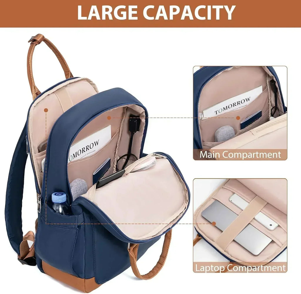 LONG VACATION 6 Piece Luggage Set Carry on Suitcase with ABS+PC hardshell Spinner Wheels wourant