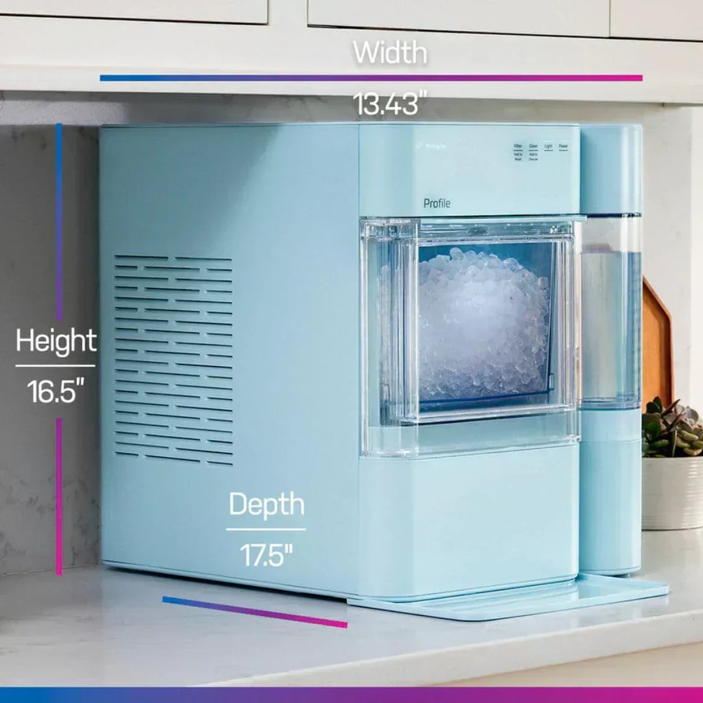 GE Profile Opal 2.0 XL with 1 Gallon Tank Chewable Crunchable Countertop Nugget Ice Maker wourant