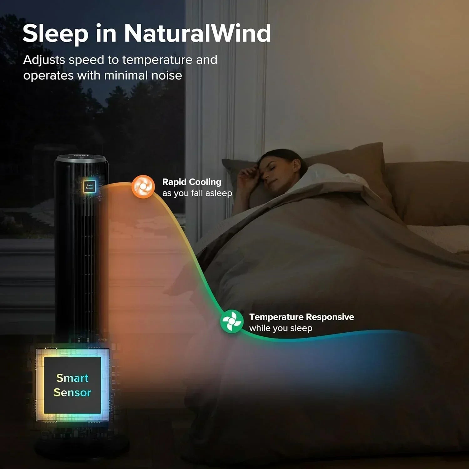LEVOIT Tower Fan for Bedroom Standing Fan with 28dB Quiet for Sleep Remoter 12H Timer wourant