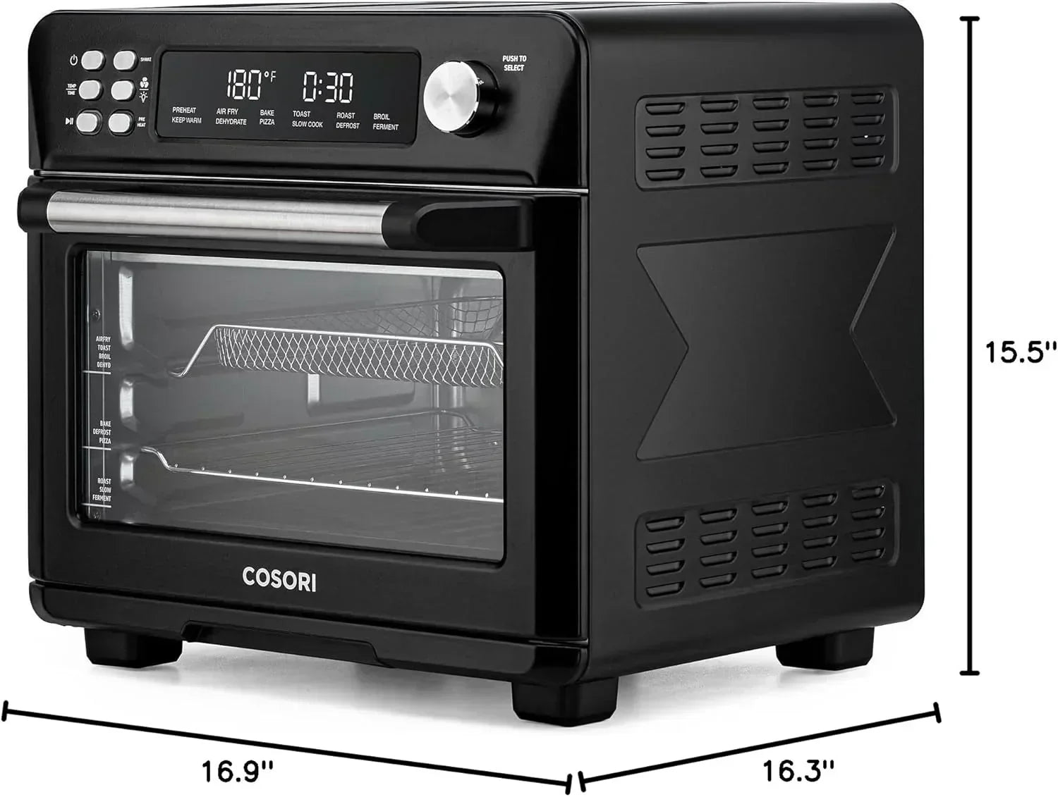 COSORI Smart 12-in-1 Air Fryer Toaster Oven Combo Airfryer Convection Oven Countertop wourant