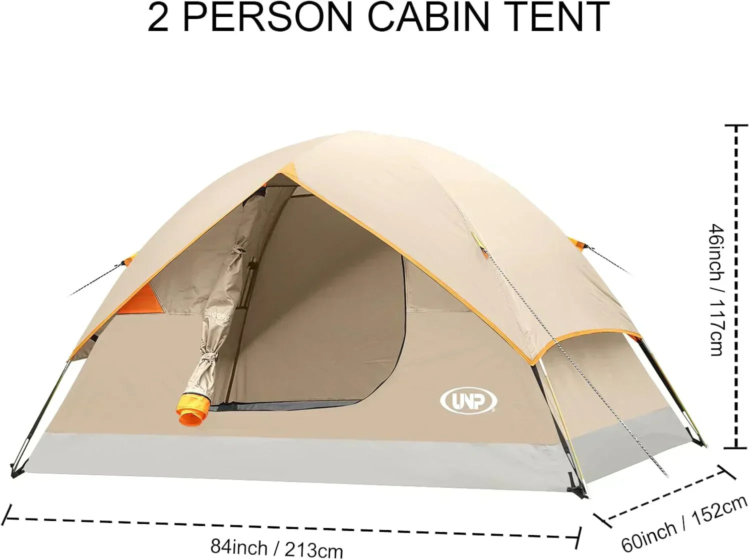 Camping Tent 2/3/4/6 Person Dome Tent Portable Camping Tent Outdoor and Backpacking Beach wourant