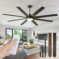 Ceiling Fan Indoor/Outdoor 8 Blades 65 inches wourant