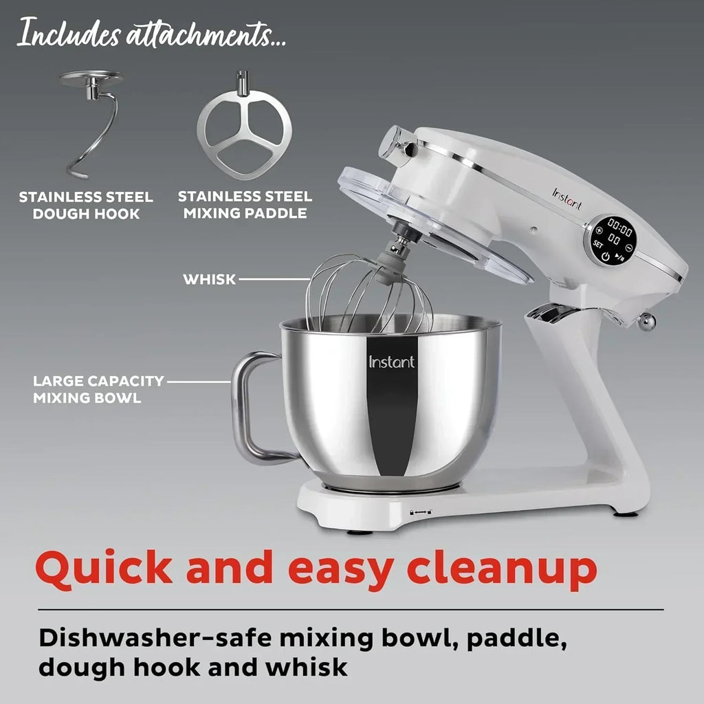 Instant Pot Instant Stand Mixer Pro 600W 10-Speed Electric Mixer with Digital Interface wourant