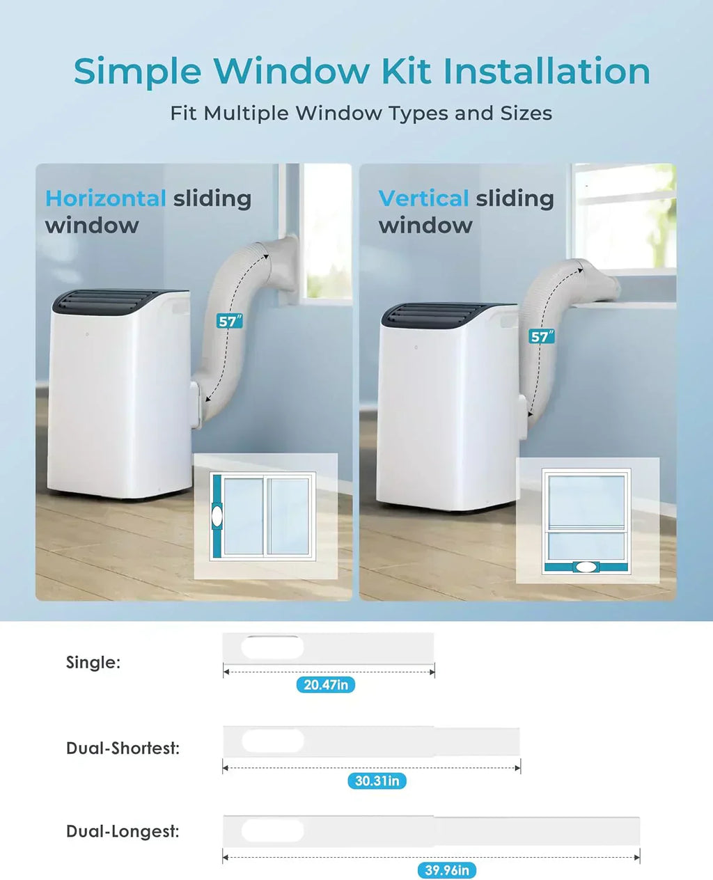 EUHOMY 8,000 BTU Portable Air Conditioners 4-in-1 Portable AC Unit Up to 350 Sq.Ft wourant