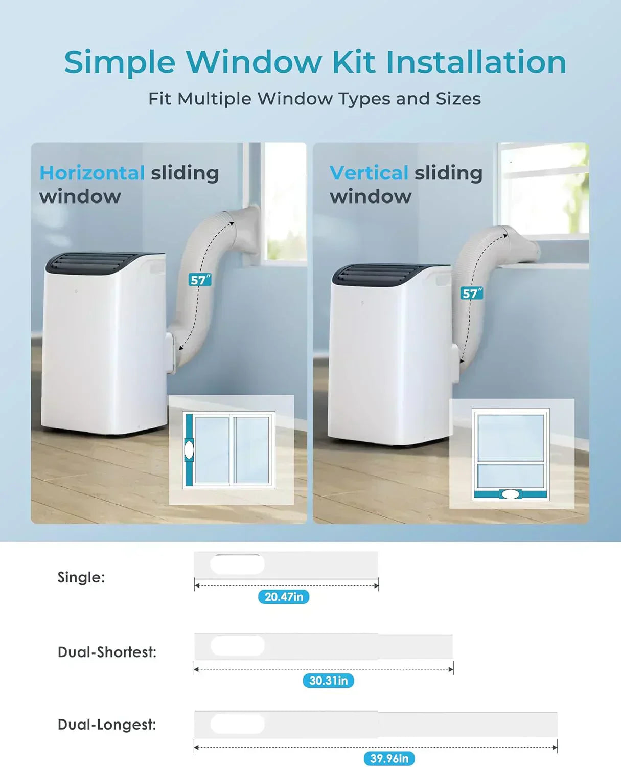 EUHOMY 8,000 BTU Portable Air Conditioners 4-in-1 Portable AC Unit Up to 350 Sq.Ft wourant
