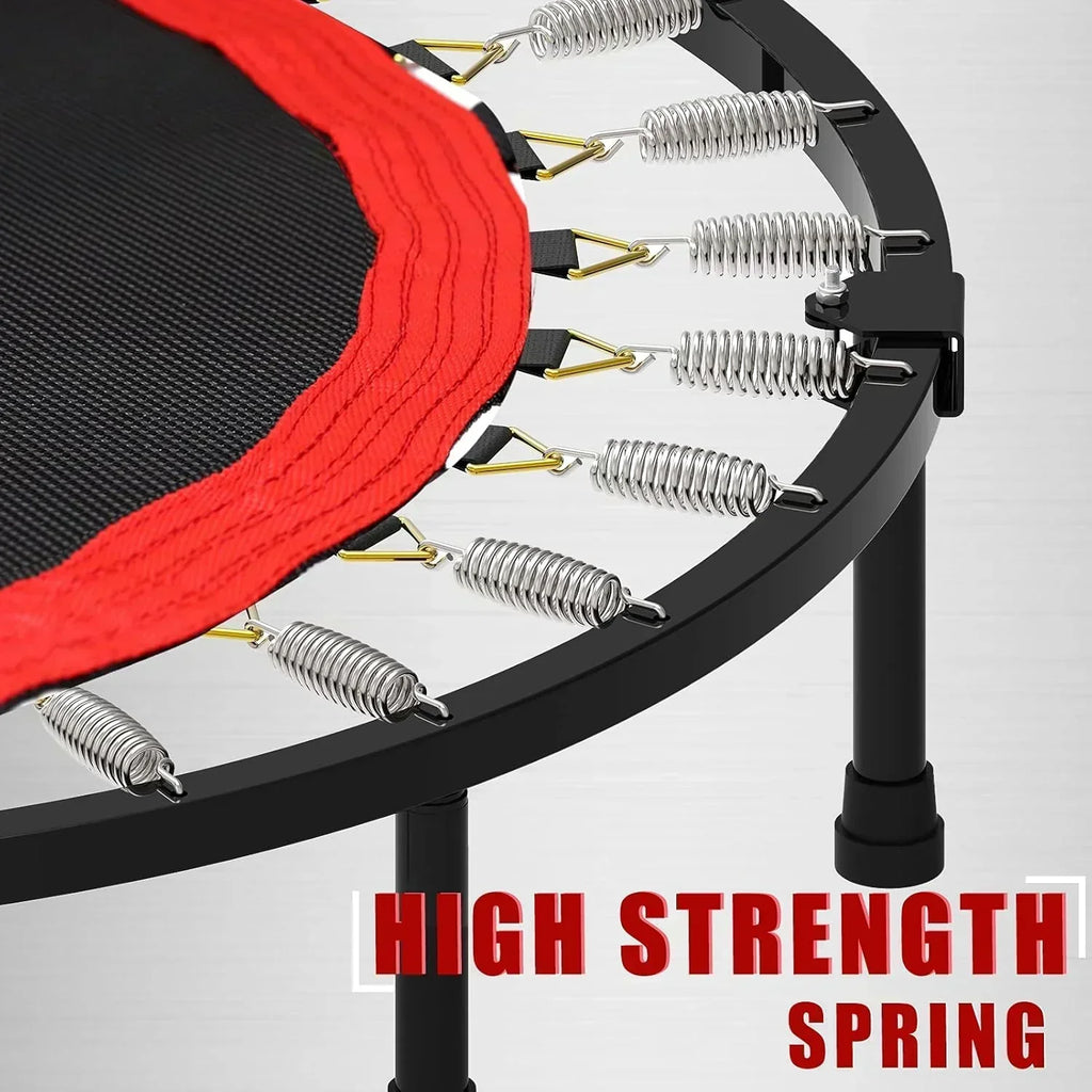 Kanchimi 40" 48" Folding Mini Fitness Indoor Exercise Workout Rebounder Trampoline wourant