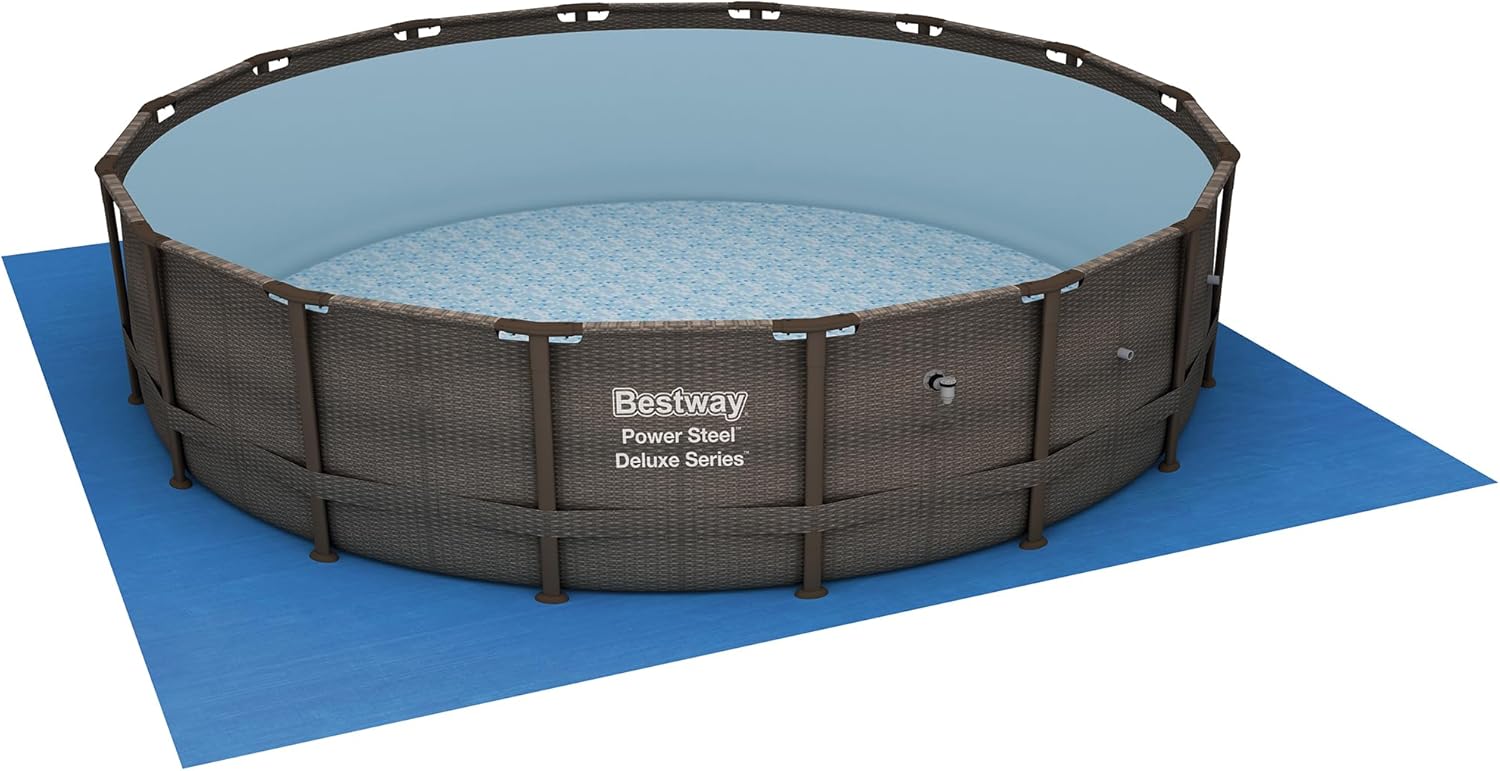 Power Steel Round Above Ground Outdoor Backyard Swimming Pool Set 1,000 GPH Filter Pump wourant