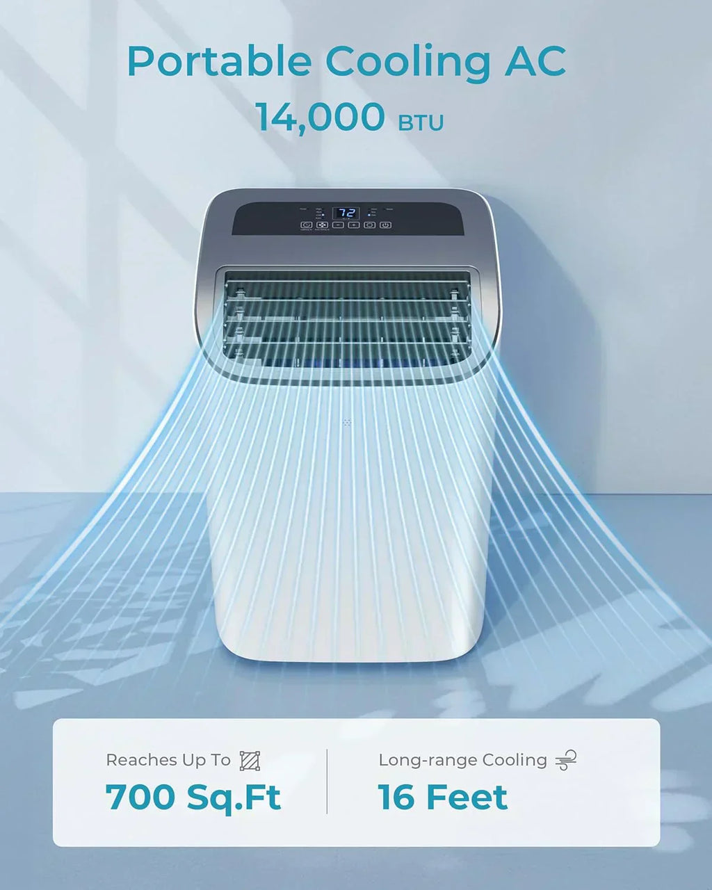 EUHOMY 8,000 BTU Portable Air Conditioners 4-in-1 Portable AC Unit Up to 350 Sq.Ft wourant