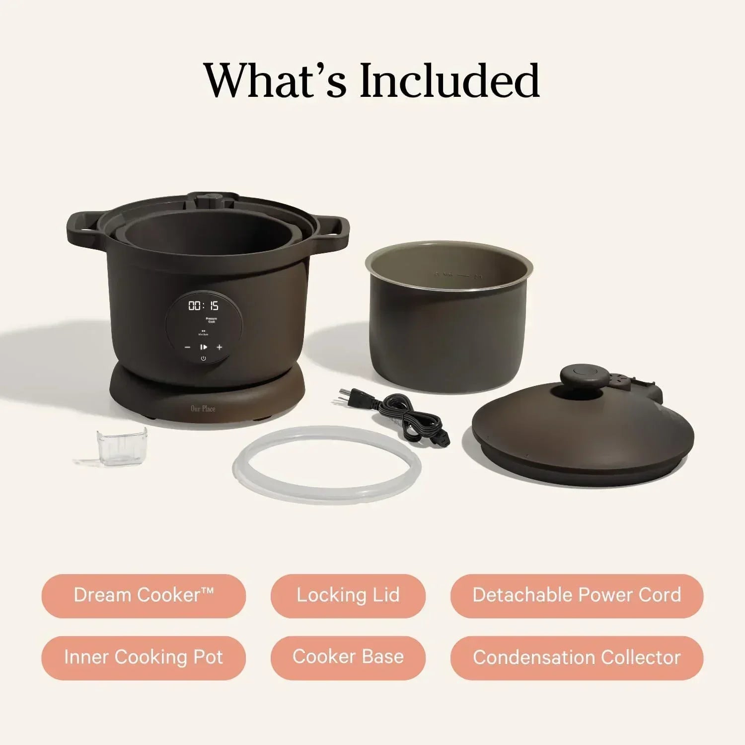 Our Place Dream Cooker 6-quart Multicooker 4 Versatile Modes Pressure Cook Slow Cook Sear wourant