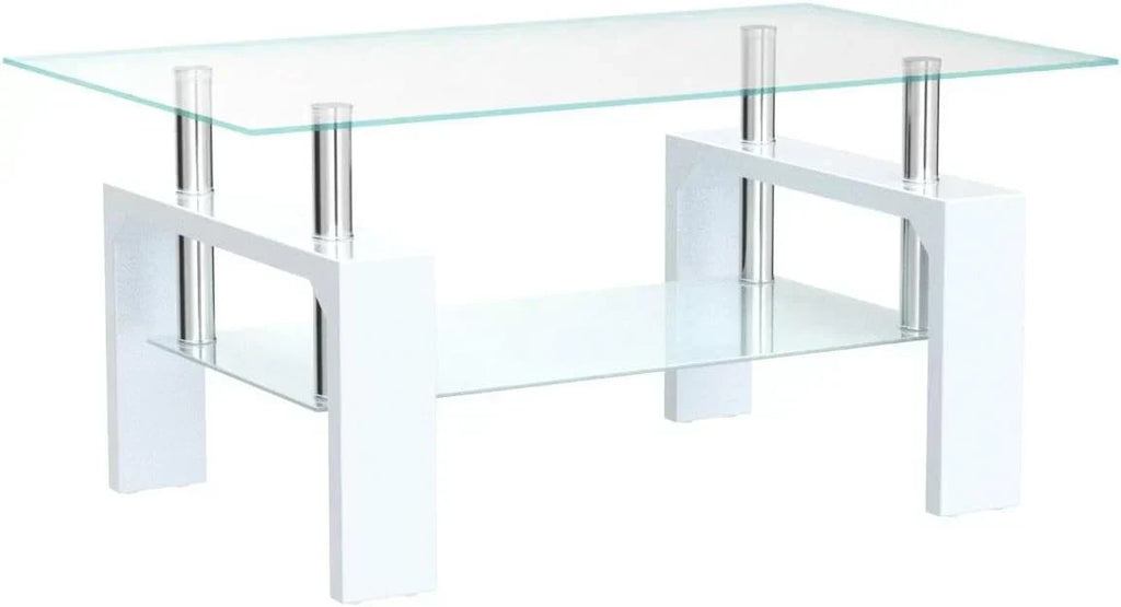 Living Room Rectangle Coffee Table Tea Table Suitable for Waiting Room Modern Side Coffee Table wourant